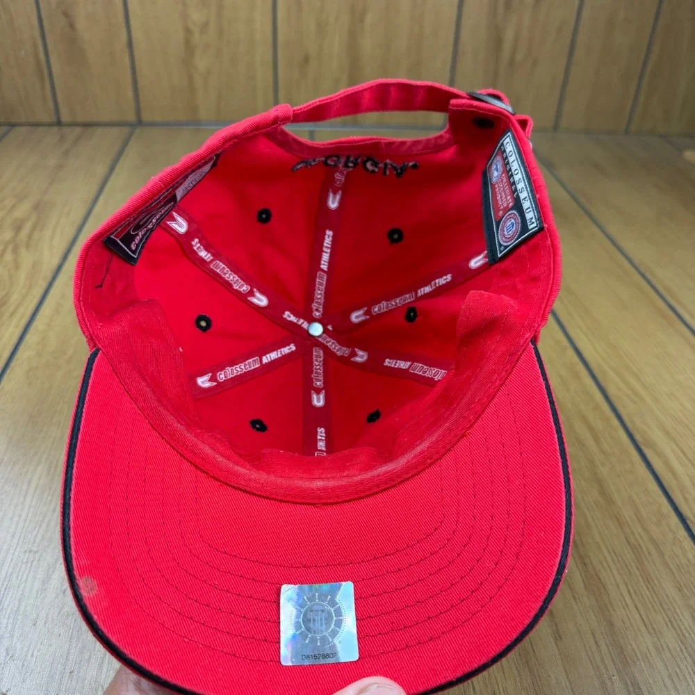 Colosseum Georgia Bulldogs Hat Red Adjustable Baseball Cap NCAA Collegiate